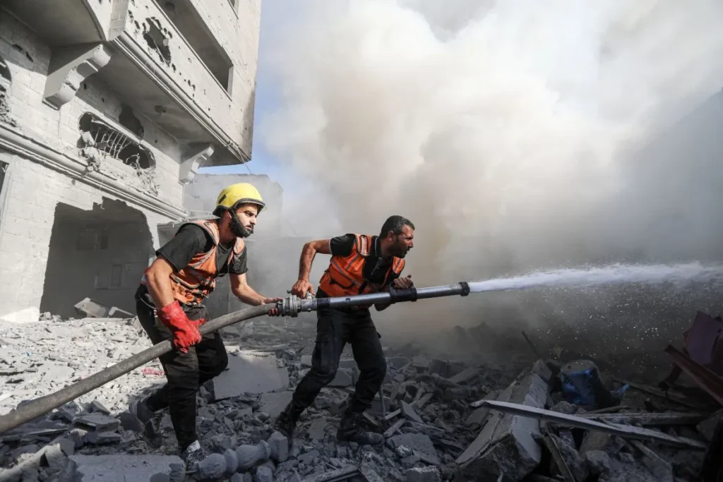 This Israel war has no mercy, Gaza rescue workers say